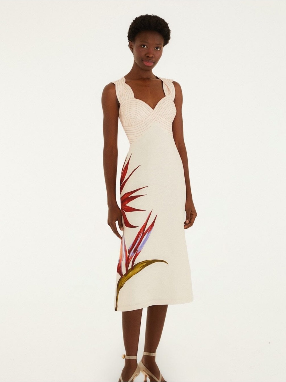 🥤FARM Rio Strelitzia Midi Dress